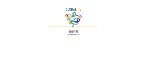 Website Screenshot: Globallife Hartl und Reif OEG - globallife - Date: 2023-06-22 15:11:56