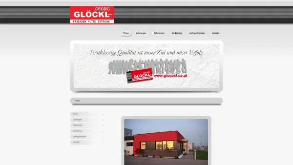 Website Screenshot: Georg Paul Fassaden Glöckl Deutschkreutz - Firma - Georg Glöckl GmbH - Date: 2023-06-22 15:11:56