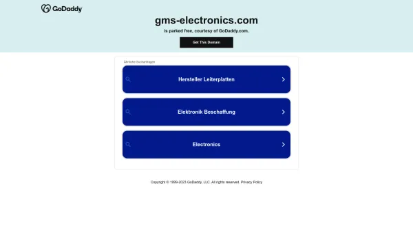 Website Screenshot: GMS Elektrowaren Handelsgesellschaft m.b.H - Date: 2023-06-14 10:37:55