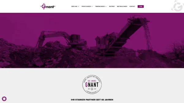 Website Screenshot: Gnant Transport - Gnant | Niederösterreichs Spezialist fürs Grobe - Date: 2023-06-22 15:01:45