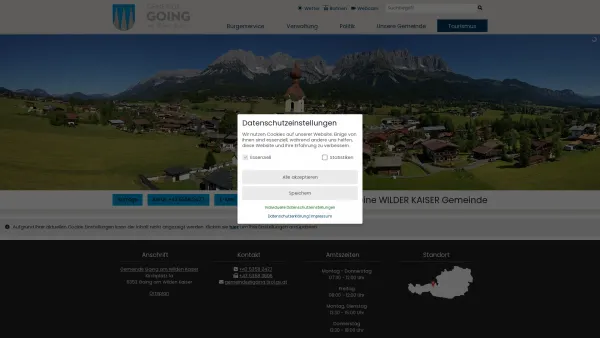 Website Screenshot: Gemeindeamt Going am Wilden Going RiS-Kommunal - Gemeinde Going - www.going.tirol.gv.at - Date: 2023-06-14 10:40:13