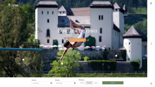Website Screenshot: Tourismusverband Goldegg am See - Urlaub in Goldegg am See im Salzburger Land in Österreich - Date: 2023-06-22 15:01:45