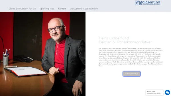 Website Screenshot: Ing. Heinz Goldemund - home - Heinz Goldemund Consulting - Date: 2023-06-22 15:11:56