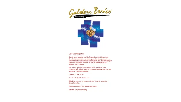 Website Screenshot: bei Golden Basics - Golden Basics Katalog - Date: 2023-06-14 10:40:15