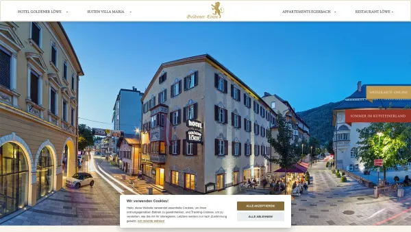 Website Screenshot: Hotel - Gasthof Goldener Löwe - All hotels (DE) - Hotel Kufstein - Date: 2023-06-22 15:11:57