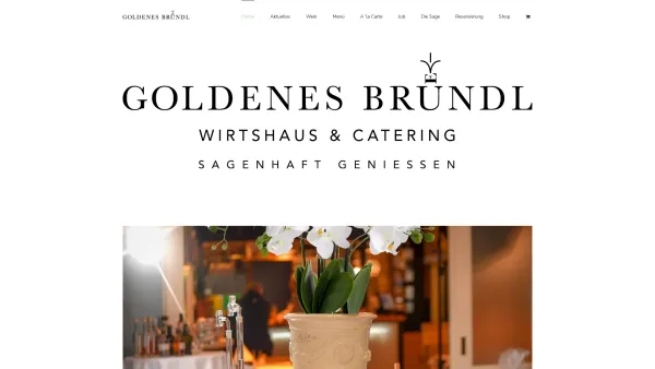 Website Screenshot: Gasthaus Goldenes Bründl - Goldenes Bründl – Wirtshaus & Catering - Date: 2023-06-15 16:02:34