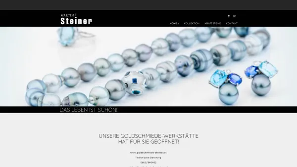 Website Screenshot: Goldschmiede Martin Steiner - Home | Martin Steiner Goldschmiede - Date: 2023-06-14 10:40:15