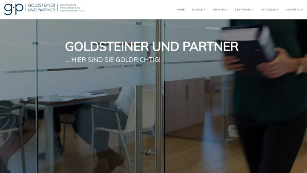 Website Screenshot: goldsteiner und partner Steuerberater Wr. Neustadt - Goldsteiner und Partner - Ihr Steuerberater in Wiener Neustadt - Date: 2023-06-22 15:21:08