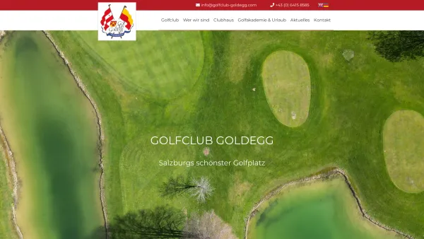Website Screenshot: Goldegger Golf und Freizeitanlagen Gesellschaft m.b.H. Co. Golfclub Goldegg Golfplatz Salzburg Pongau - Salzburgs schönster Golfplatz - Golfclub Goldegg - Date: 2023-06-15 16:02:34