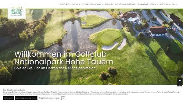 Website Screenshot: Mittersiller Golf und Freizeitanlagen Gesellschaft m.b.H. Co GC Mittersill-Stuhlfelden - Golfclub Nationalpark Hohe Tauern - Golf in Mittersill - Date: 2023-06-14 10:40:15
