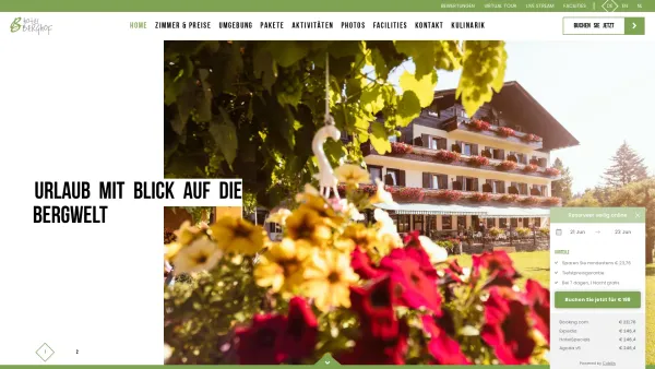 Website Screenshot: Herwig Golfhotel Berghof - Golfhotel Berghof | Home - Date: 2023-06-22 15:21:08