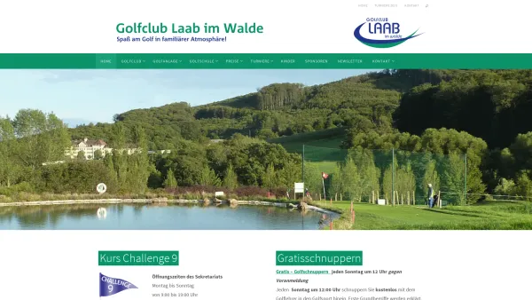 Website Screenshot: Easy Golf Barbara Hauser e.U. Golfclub Laab im Walde - Golfclub Laab im Walde | Ihr familiärer Golfclub - Date: 2023-06-22 15:21:08