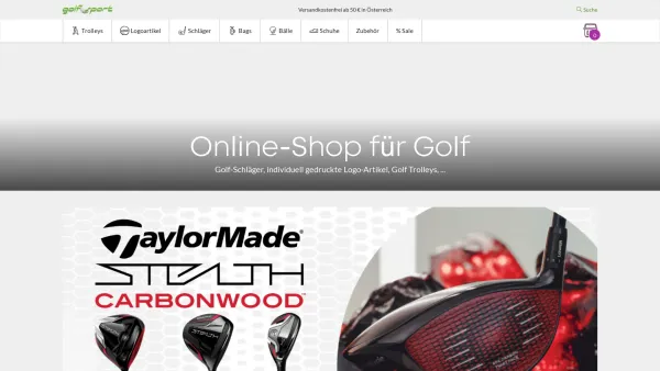 Website Screenshot: Golfsport.at - Date: 2023-06-22 15:21:08