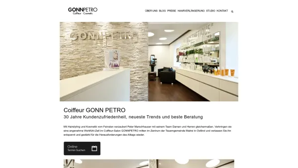 Website Screenshot: Coiffeur GonnPetro Matrei Osttirol - Home - Gonnpetro - Date: 2023-06-22 15:17:09