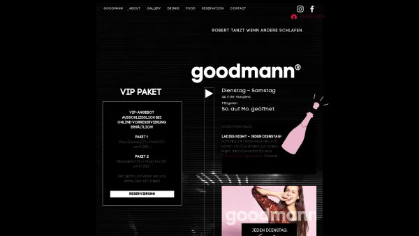 Website Screenshot: Goodmann - GOODMANN | Die Afterhour in Wien - Date: 2023-06-22 15:01:48