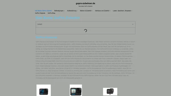 Website Screenshot: Inmotion Online-Shop GoPro Zubehör - Das Beste GoPro Zubehör - gopro-zubehoer.de - Date: 2023-06-22 15:01:48