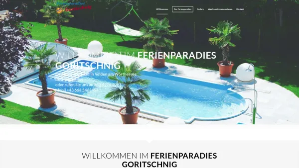 Website Screenshot: Ferienparadies Goritschnig - Goritschnig | Ferienparadies - Date: 2023-06-22 15:01:48