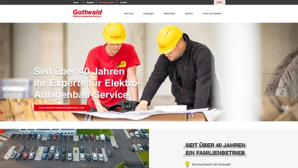 Website Screenshot: ELEKTRO GOTTWALD - Elektrotechnik | Gottwald GmbH - Date: 2023-06-22 15:01:48
