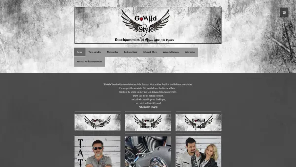 Website Screenshot: GoWild-Style - Home - GoWild-Style Webseite! - Date: 2023-06-26 10:26:22
