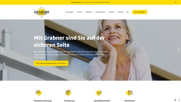 Website Screenshot: Schlosserei Grabner - Geländer & Treppenhersteller: Schlosserei Rohrbach in OÖ - Grabner Metalltechnik - Date: 2023-06-22 15:01:46