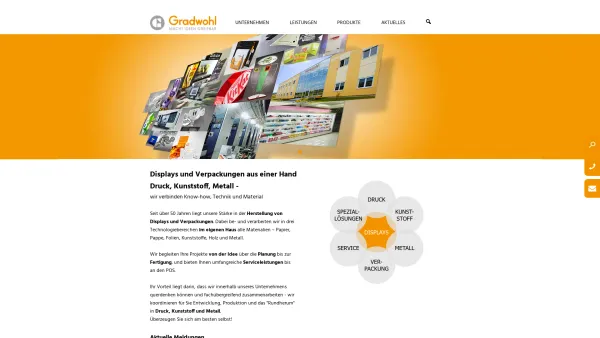 Website Screenshot: Ing. Helmuth Gradwohl GmbH Intro - Displays und Verpackungen aus einer Hand | Gradwohl Displays - Date: 2023-06-22 15:01:48