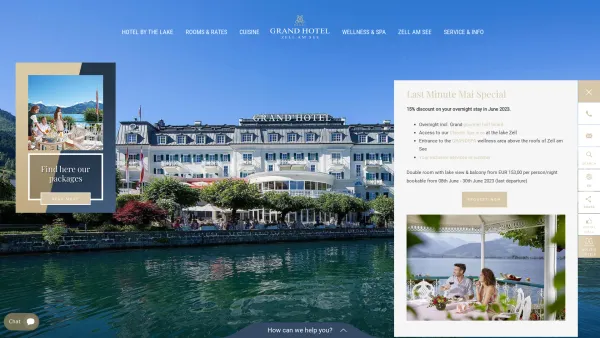Website Screenshot: Zeller Hotelbetriebs Grand Hotel Zell am See und Salzburgerhof Holleis Hotels Urlaub Österreich - The Grand Hotel Zell am See - Date: 2023-06-22 15:12:00