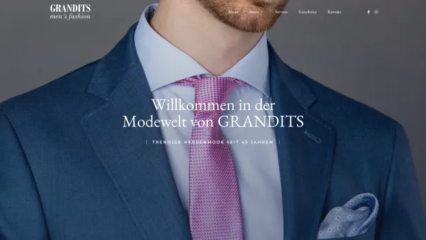 Website Screenshot: Johann Grandits Gesellschaft GRANDits for men - Home - Grandits – Men's Fashion - Date: 2023-06-22 15:12:00