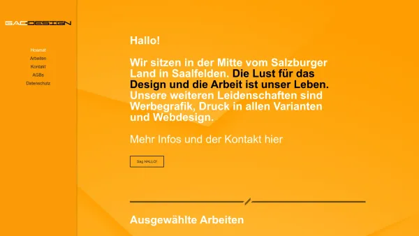 Website Screenshot: GAC=Design - Rupert Göllner - GAC=Design – Werbegrafik, Druck in allen Varianten, Webdesign - Date: 2023-06-22 15:12:00