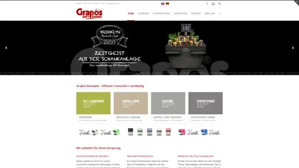 Website Screenshot: Grapos PostmixSirupVertriebsGmbh - Grapos Headquarter - Date: 2023-06-22 15:12:00