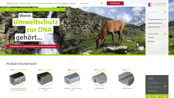Website Screenshot: BG Graspointner GmbH Graspointner - Innovative Entwässerungssysteme | BG-Graspointner - Date: 2023-06-15 16:02:34