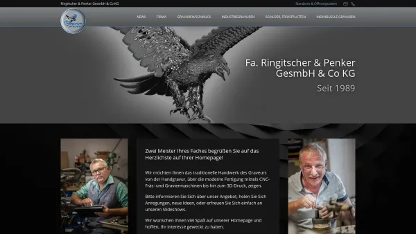 Website Screenshot: Ringitscher & Penker GmbH & Co KG - Ringitscher & Penker GesmbH & Co KG - Date: 2023-06-22 15:12:00