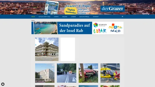 Website Screenshot: szene-gr@zer powered by UTA - Der Grazer – Aktuelle Nachrichten aus Graz: Der Grazer - Date: 2023-06-22 15:12:00