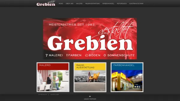 Website Screenshot: Grebien GmbH - Grebien - Date: 2023-06-22 15:12:00