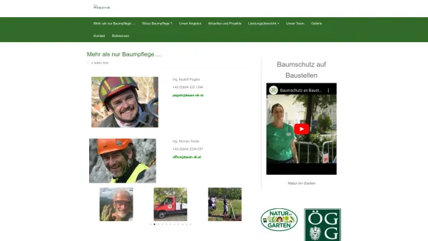 Website Screenshot: Pogats Terzer Baum Service Baumpflege GreenTreeTeam - baum-ok - Date: 2023-06-22 15:01:52