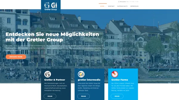 Website Screenshot: Ing. Klaus Gretler Gesellschaft Neue Website - Gretler Group - We will inspire your Business - Date: 2023-06-22 15:01:52