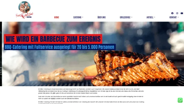 Website Screenshot: WIFI-Bistro - HOME - Barbecue Grillcatering vom Weltmeistergriller - Date: 2023-06-22 15:01:52