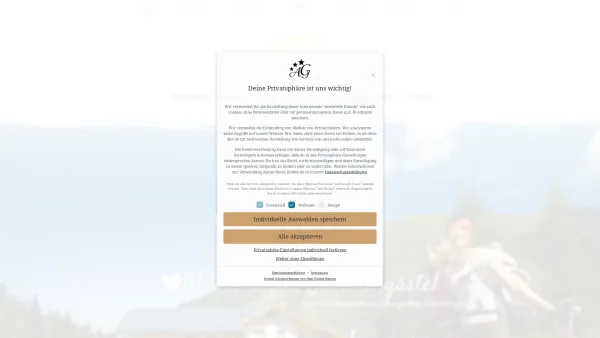 Website Screenshot: Alpengasthof Grimmingblick Familie Stieg Steiermark Austria - Sommer im Alpengasthof Grimmingblick auf der Planneralm im Almdorf - Date: 2023-06-22 15:01:52