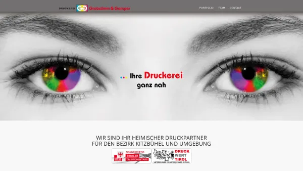 Website Screenshot: Druckerei Grobstimm Gamper - Druckerei Grobstimm - Date: 2023-06-22 15:01:52