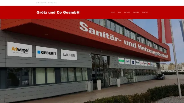 Website Screenshot: Grötz Co. Gesellschaft Groetz und Co GesmbH - Grötz und Co GesmbH - Date: 2023-06-22 15:12:00