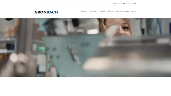 Website Screenshot: Wilhelm GRONBACH GmbH & CoKG - Gronbach: Entwicklung, Fertigung Baugruppen, Komponenten, Geräte - Date: 2023-06-22 15:12:00