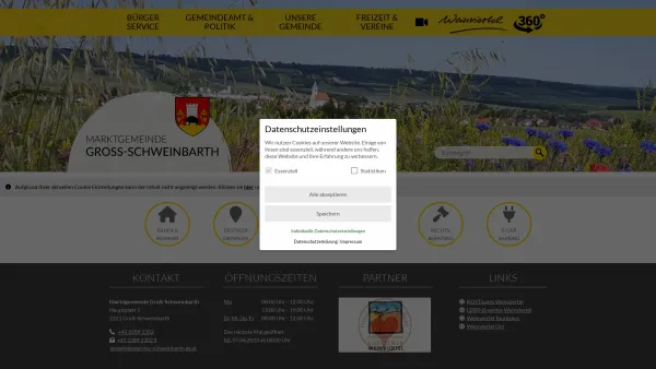 Website Screenshot: Gemeindeamt Unbenanntes Dokument - Groß-Schweinbarth - GEM2GO WEB - Startseite - Date: 2023-06-15 16:02:34