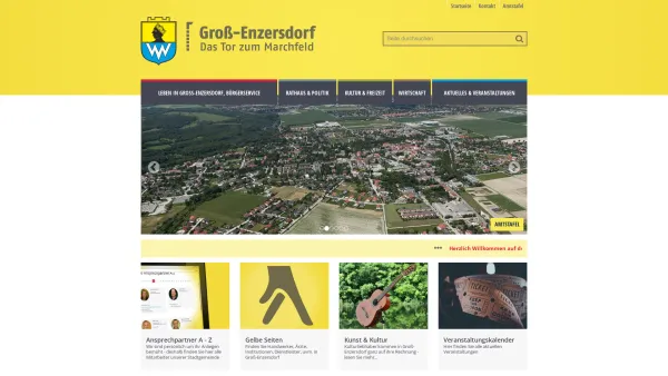 Website Screenshot: Stadtgemeinde grossenzersdorf_online - Home - Groß-Enzersdorf - Date: 2023-06-22 15:13:43