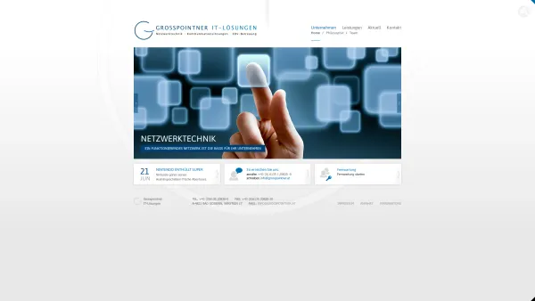 Website Screenshot: Grosspointner IT-Lösungen - Home - grosspointner.at - Date: 2023-06-22 15:13:43