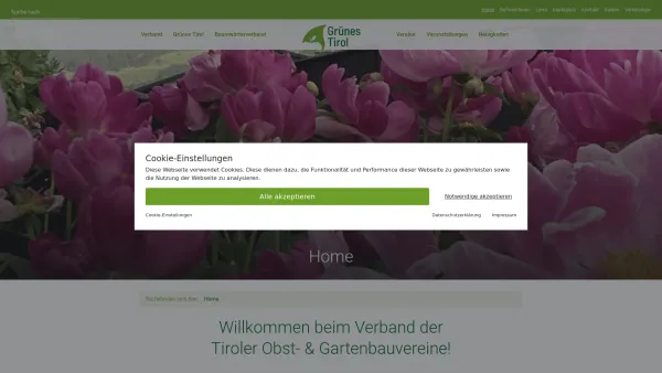 Website Screenshot: Grünes Tirol Fach u Mitgliederzeitschrift d Verbandes d Tiroler gruenes-tirol index_html - Grünes Tirol - Date: 2023-06-15 16:02:34