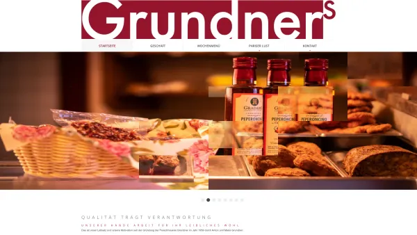 Website Screenshot: Grundner innovative Wurstprodukte - Grundners Genuss - Vertrauen Sie nur dem Original! - Date: 2023-06-22 15:01:57