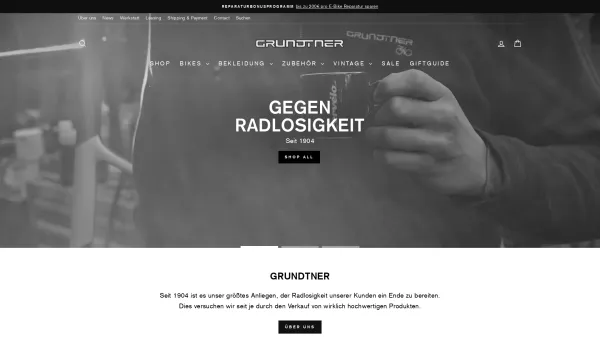 Website Screenshot: Grundtner GmbH - Grundtner - Date: 2023-06-26 10:26:22