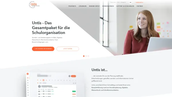 Website Screenshot: Gruber & Petters GmbH - Untis - Smarter und schneller Planen – mit Untis, der führenden Stundenplansoftware. - Date: 2023-06-22 15:01:57
