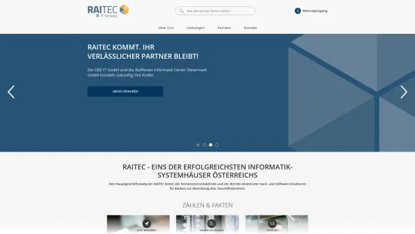 Website Screenshot: GRZ IT Center Linz GmbH - Raitec - IT Services & IT Dienstleistungen - Date: 2023-06-22 15:01:57
