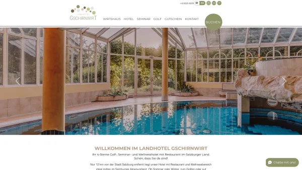 Website Screenshot: Landhotel Gschirnwirt - Hotel und Restaurant Eugendorf | Gschirnwirt - Date: 2023-06-22 15:01:57