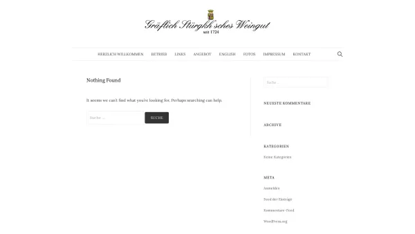 Website Screenshot: Gräflich Stürgkhsches Produkte - Gräflich Stürghsches Weingut – Klöch / Styria / Austria / Autriche - Date: 2023-06-22 15:01:57